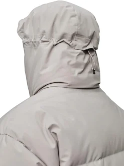 Blæst Grotli Down Jacket Low Tide Jakke Beige Grå