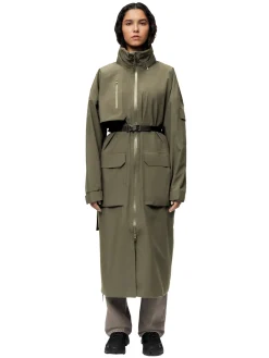 Blæst Klipra Coat Grape Leaf Jakke Oliven