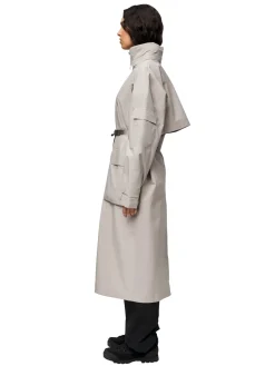 Blæst Klipra Coat Low Tide Jakke Beige Grå