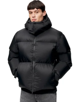 Blæst Perma Lightweight Down Jacket Black Jakke Sort