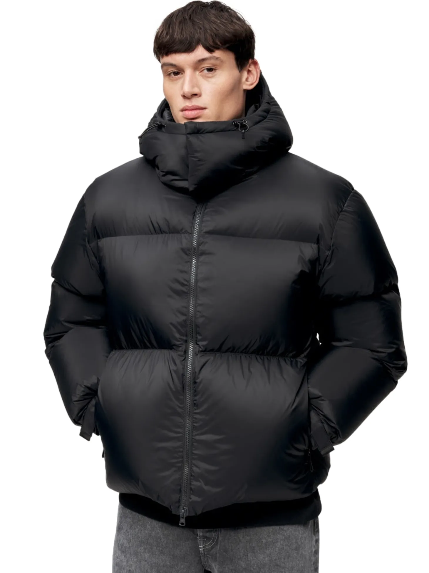 Blæst Perma Lightweight Down Jacket Black Jakke Sort
