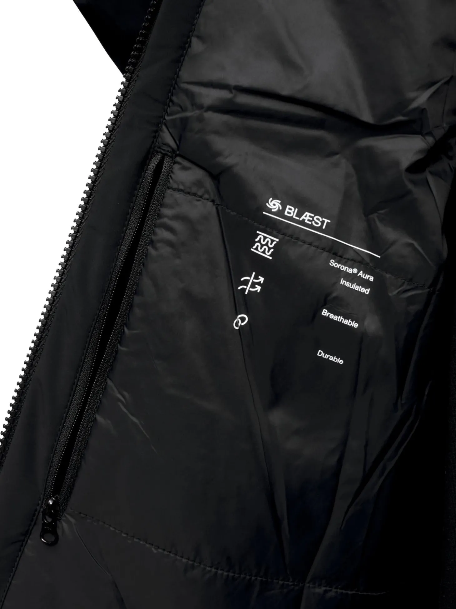 Blæst Randers Insulated Hoody Jacket Jakke Sort