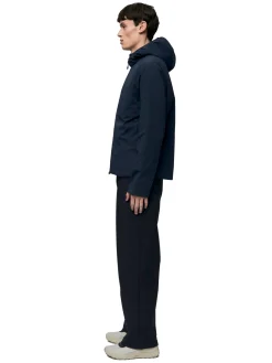 Blæst Randers Insulated Hoody Jacket Jakke Mørkeblå