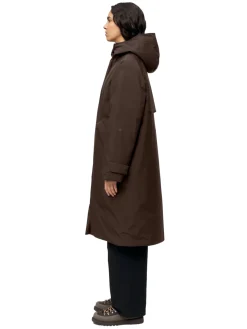 Blæst Røros Down Coat Java Jakke Brun