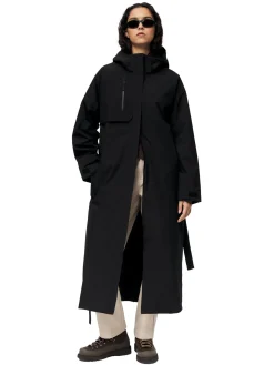 Blæst Åse Insulated Coat Black Jakke Sort