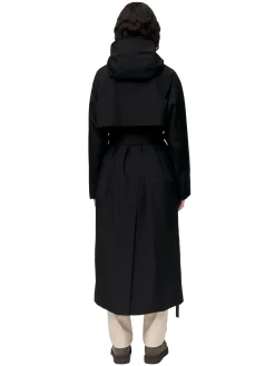 Blæst Åse Insulated Coat Black Jakke Sort