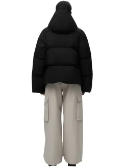 Blæst Selje Down Jacket Black Jakke Sort