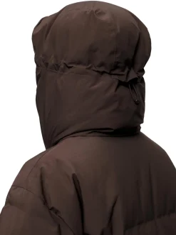 Blæst Stranda Down Coat Java Jakke Mørkebrun