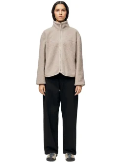 Blæst Tind W Fleece Jacket Low Tide Jakke Beige Grå