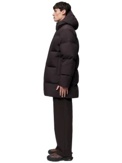 Blæst Ulla Down Jacket Brown Soil Jakke Brun