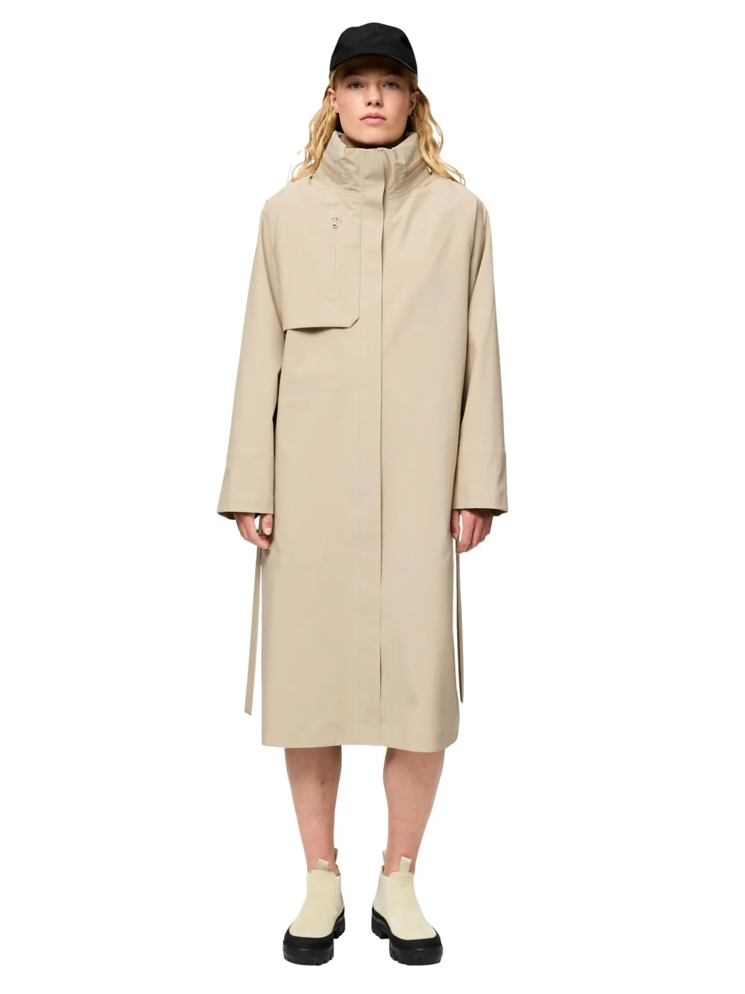 Blæst Vik Coat Jakke Beige