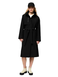 Blæst Vik Coat Jakke Sort