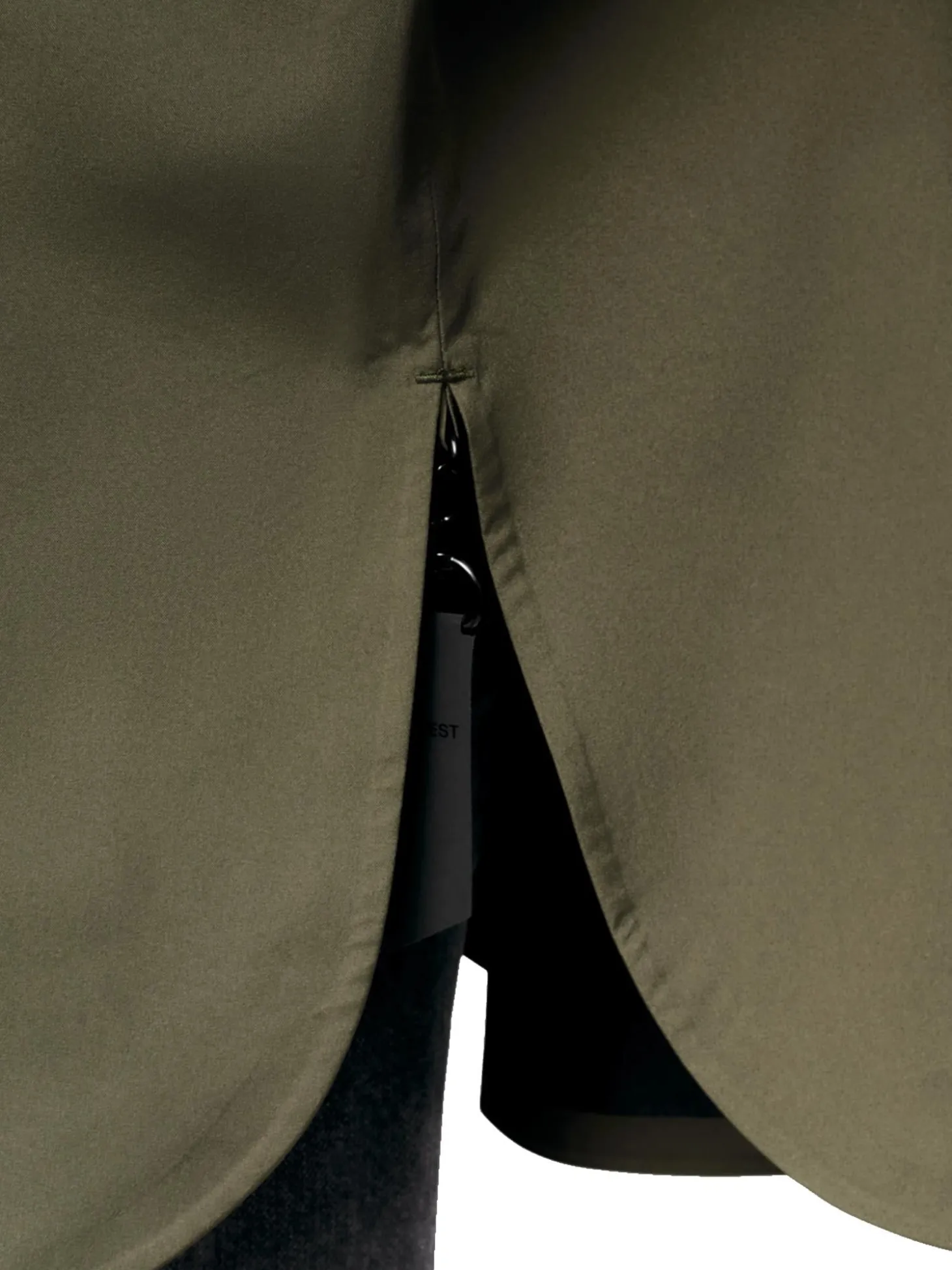 Blæst Voss Poncho Grape Leaf Jakke Oliven