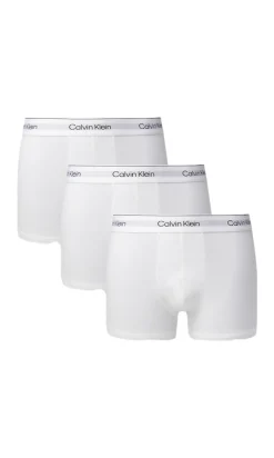 Calvin Klein Underwear Boxer Brief Modern Cotton 3PK Boxershorts Hvit
