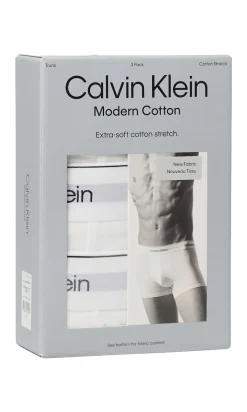 Calvin Klein Underwear Boxer Brief Modern Cotton 3PK Boxershorts Hvit