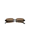 Chimi Eyewear Rimless Parallel Brown Gradient Solbriller Lysebrun