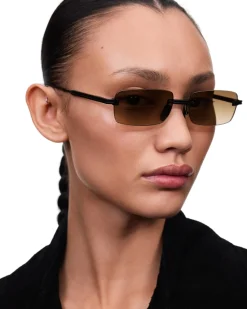 Chimi Eyewear Rimless Parallel Brown Gradient Solbriller Lysebrun