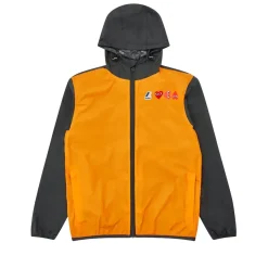 Comme des Garcons Play K-Way Zip Jacket Jakke Oransje