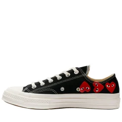 Comme des Garcons Play x Converse CDG Multi Heart Low Top Sko Sort