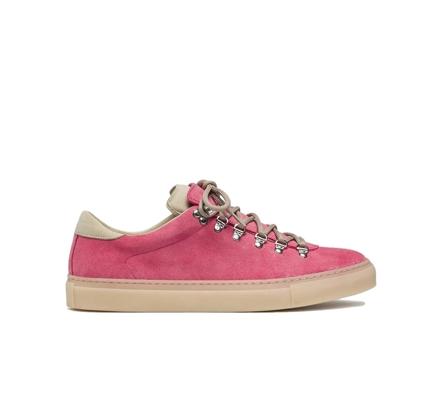 Diemme Marostica Low Pink Gelato Suede Sko Lyserosa