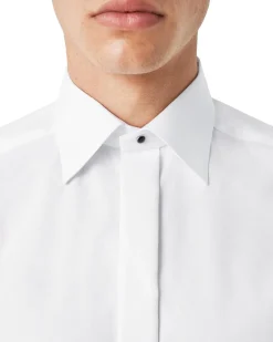Eton 3000 Slim Evening White Signature Twill Shirt Skjorte Hvit