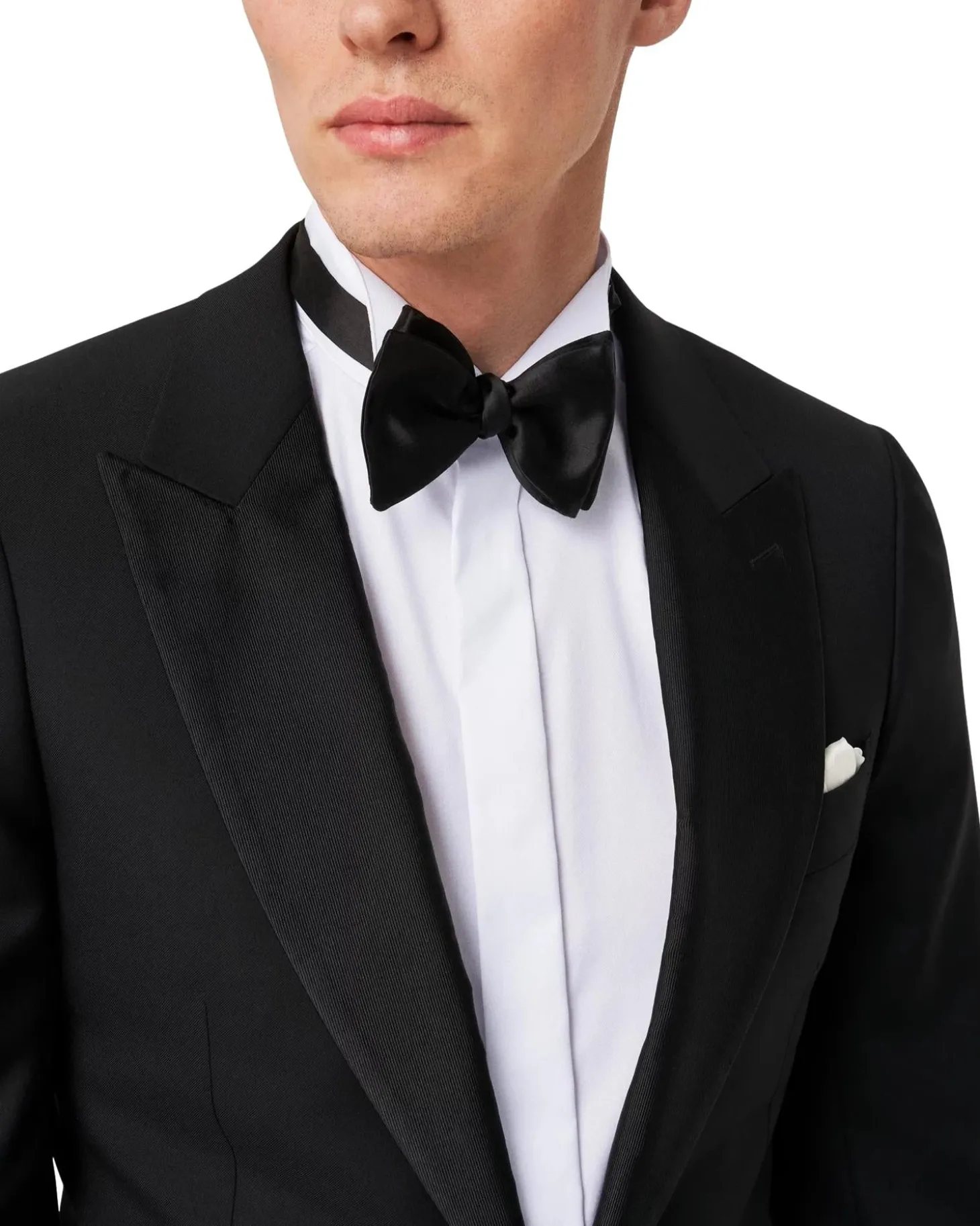 Eton 3000 Slim Evening Wing Collar Skjorte Hvit