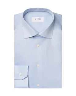Eton 3000 Super Slim Skjorte Lyseblå