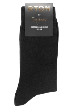 Eton Eton Cotton Cashmere Sokker Sort
