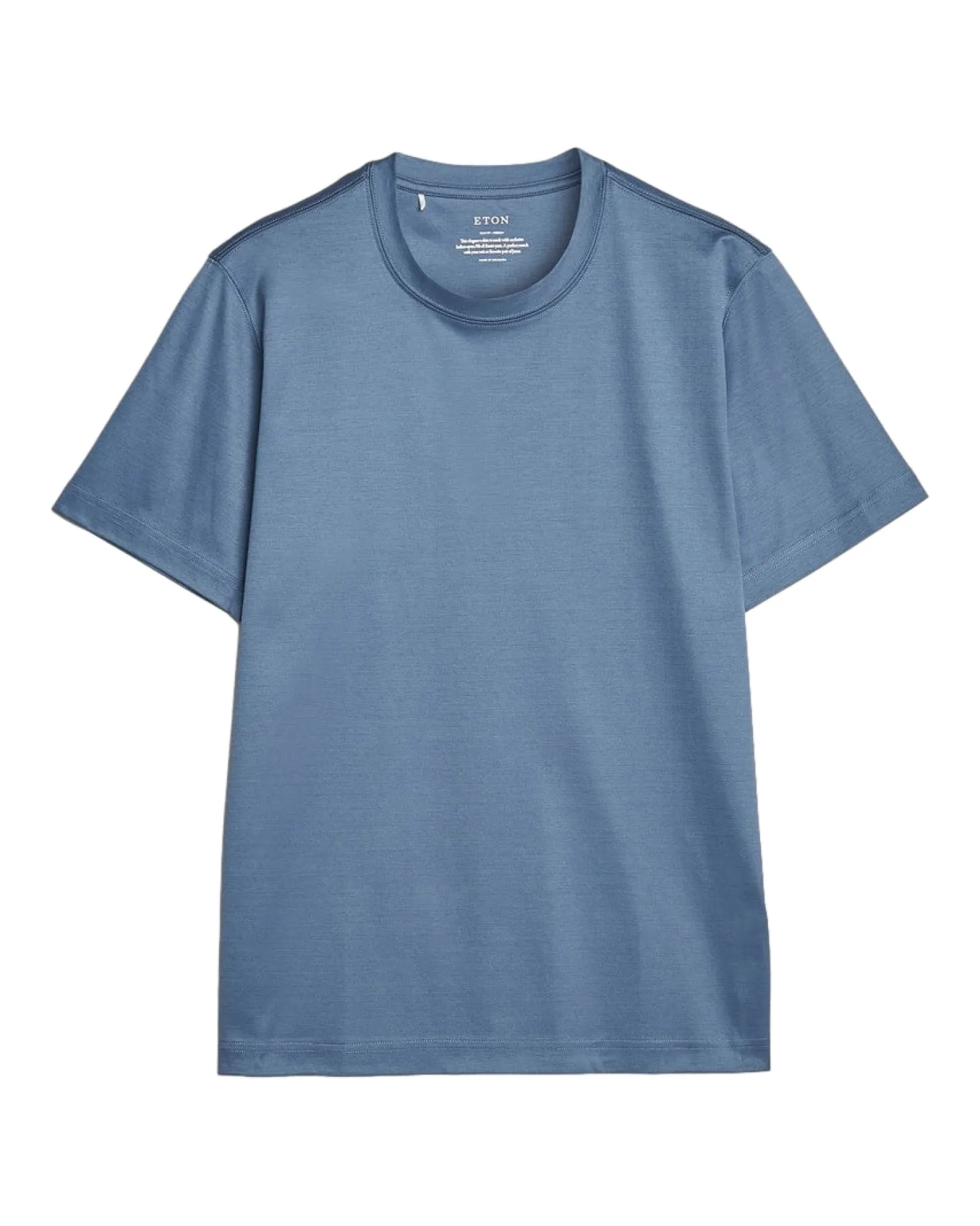 Eton Filo di Scozia T-shirt T-shirt Lyseblå