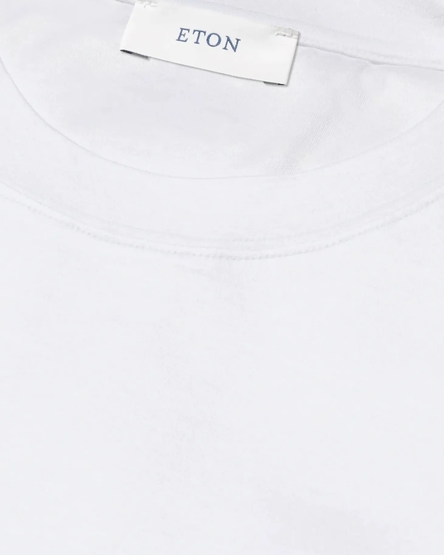 Eton Filo di Scozia T-shirt T-shirt Hvit