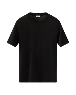 Eton Filo di Scozia T-shirt T-shirt Sort