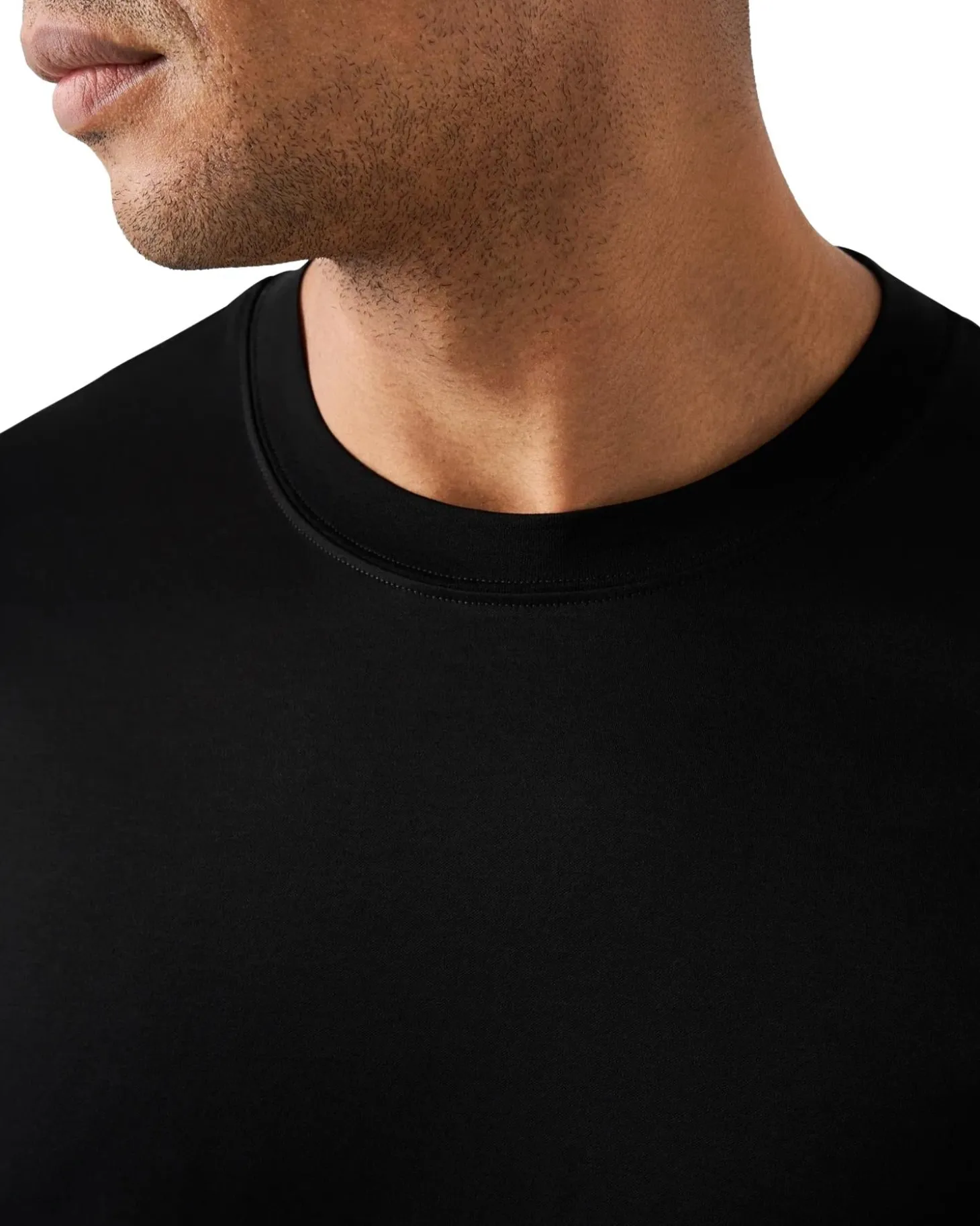 Eton Filo di Scozia T-shirt T-shirt Sort