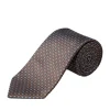 Eton Floral Woven Silk Tie Slips Burgunder Mønster