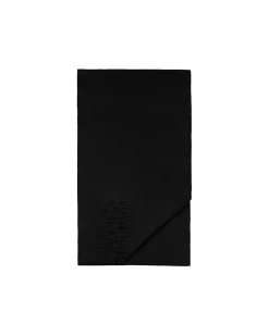 Eton Herringbone Merino Scarf Skjerf Sort