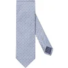 Eton Silk Cotton Tie Slips Blå