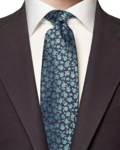 Eton Silk Tie Slips Blå