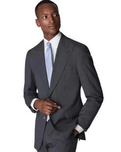 Eton White Four-Way Stretch Shirt Skjorte Hvit