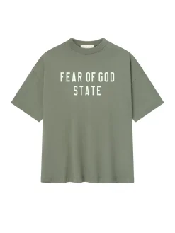 Fear of God Essentials 90S Fit T-Shirt T-shirt Grå Grønn