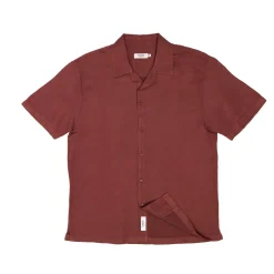 Furore Hill Short Sleeve Skjorte Rustrød