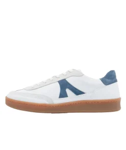 Garment Project Liga - White/Blue Leather Sko Hvit Og Mørkeblå