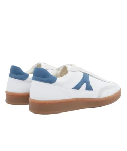 Garment Project Liga - White/Blue Leather Sko Hvit Og Mørkeblå