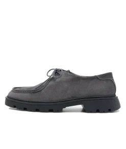 Garment Project Minnesota Low Charcoal Suede Sko Grå