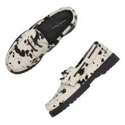 Garment Project Ollie Boat Shoe Sko Hvit Og Sort