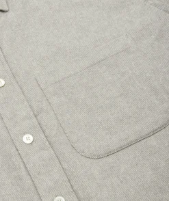 Garment Project Relaxed Long Sleeved Shirt Skjorte Grå