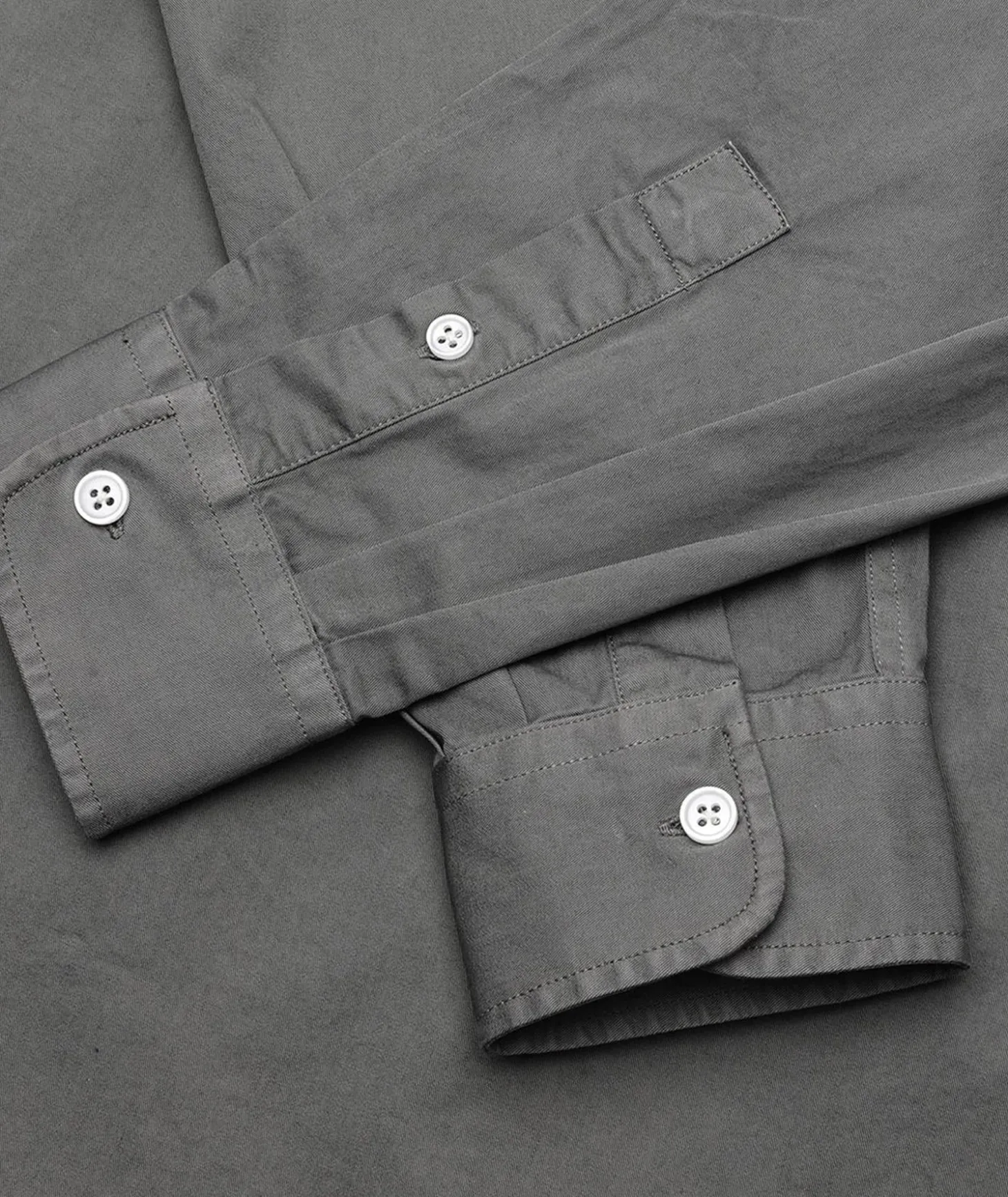 Garment Project Relaxed LS Button Down Shirt Skjorte Lysegrå