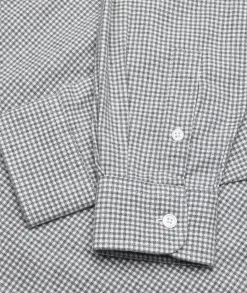 Garment Project Relaxed LS Button Down Shirt Skjorte Grå Mønster
