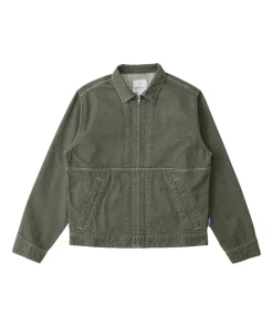 Gramicci JAPANESE SLUB DENIM JACKET Jakke Grønn