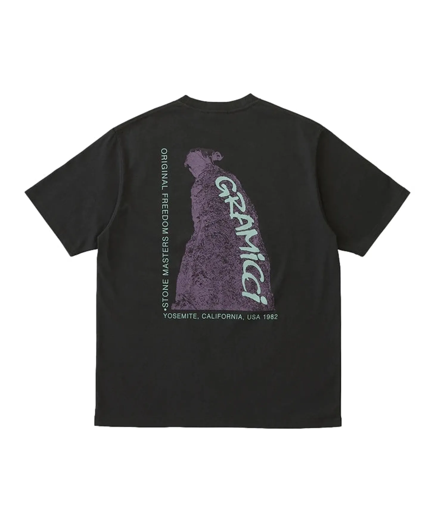 Gramicci STONEMASTERS TEE T-shirt Sort