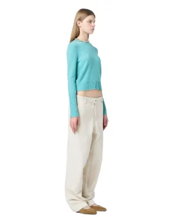 Guest In Residence Shrunken Crew Genser Turkis