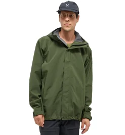 Haglöfs Breeze Proof Jacket Men Jakke Grønn